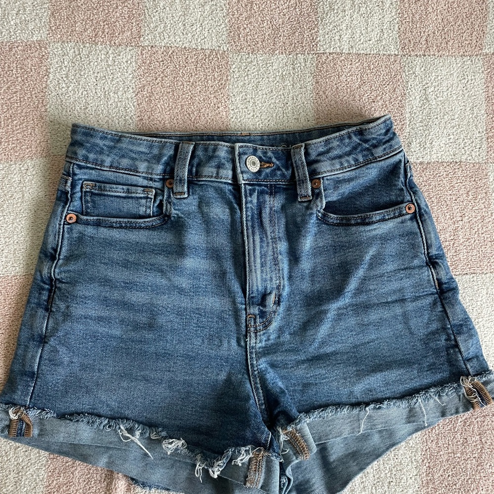 American Eagle Denim Blue Women's Shorts